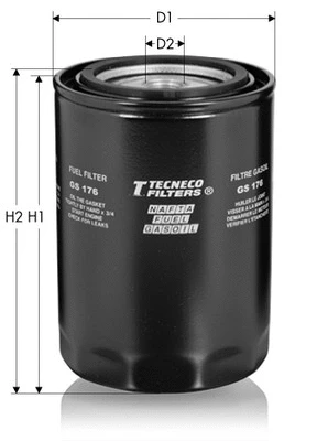 Filtre à carburant TECNECO FILTERS GS176