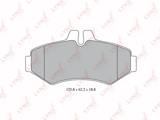 Kit de plaquettes de frein, frein à disque LYNXAUTO BD-5340