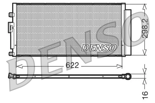 Condenseur, climatisation DENSO DCN09046