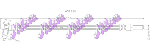 Flexible de frein KAWE H5272Q