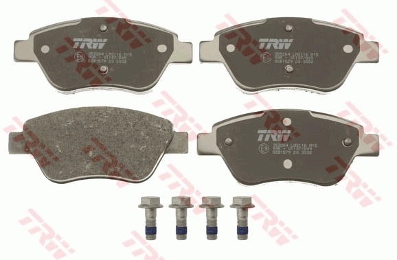 Kit de plaquettes de frein, frein à disque TRW GDB1579AT