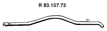 Tuyau d'échappement EBERSPÄCHER 83.107.73