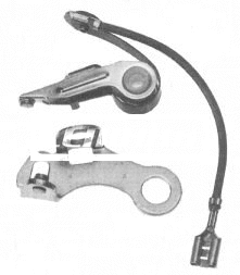 Jeu de contacts, distributeur d'allumage LEMARK LCT027