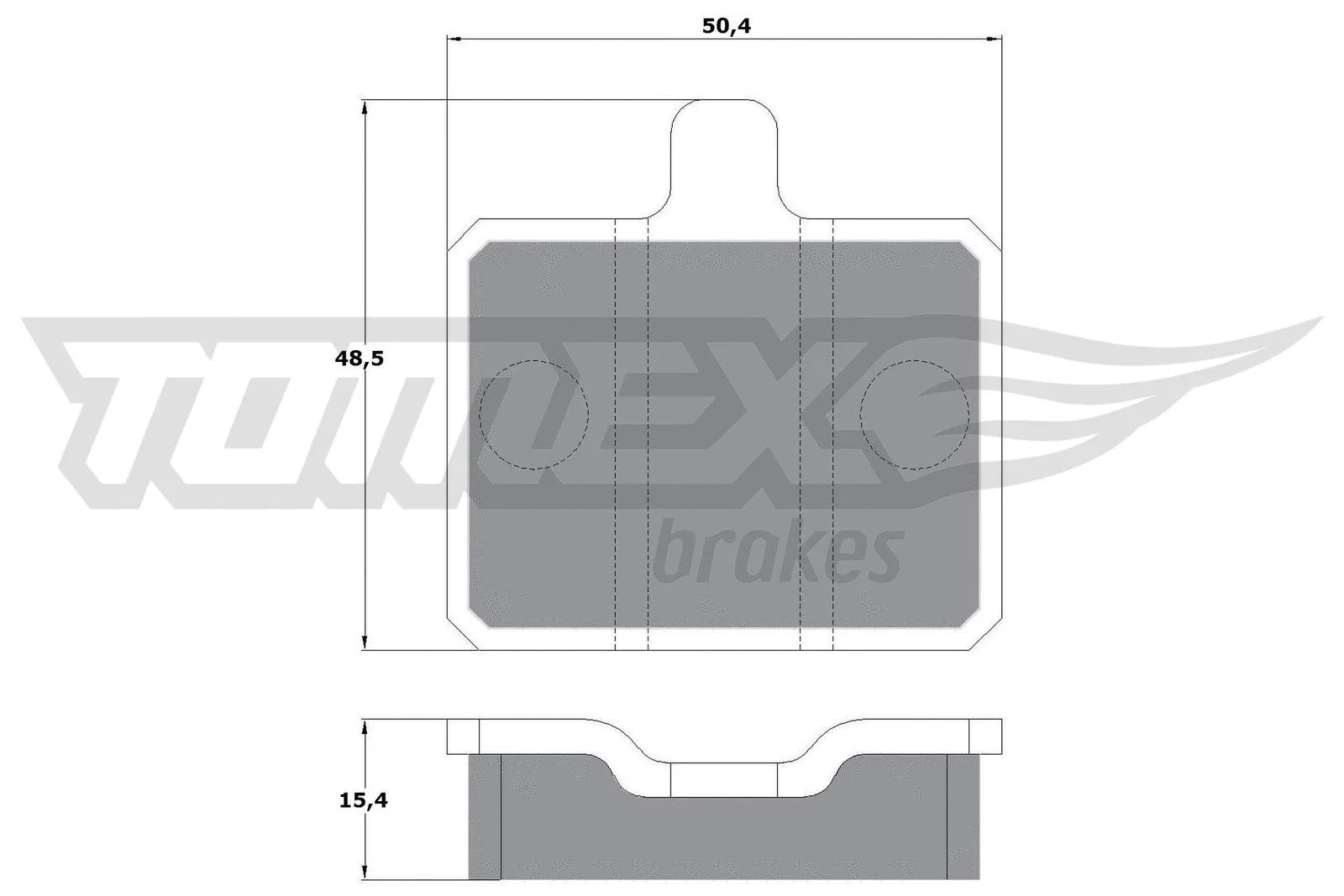 Kit de plaquettes de frein, frein à disque TOMEX Brakes TX 10-25