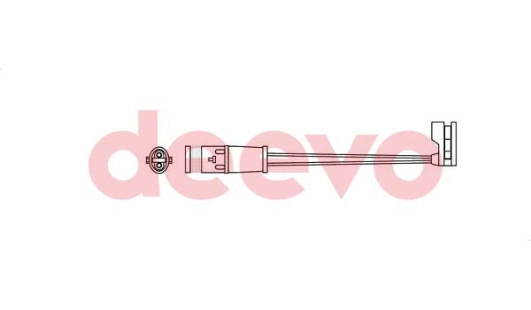 Contact d'avertissement, usure des plaquettes de frein DEEVO BW10960