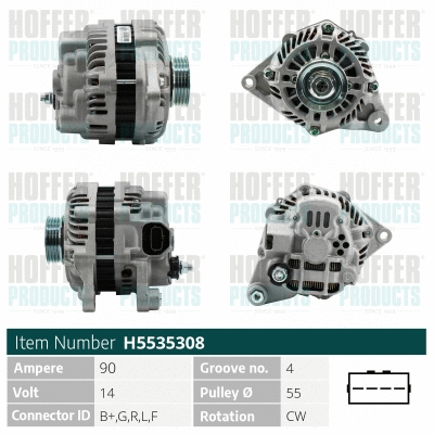 Alternateur HOFFER H5535308