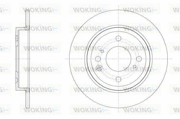 Disque de frein WOKING D62537.00