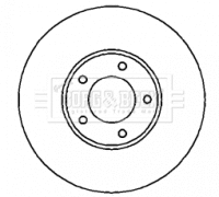 Disque de frein BORG & BECK BBD4275