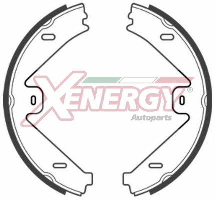 Jeu de mâchoires de frein AP XENERGY X50499
