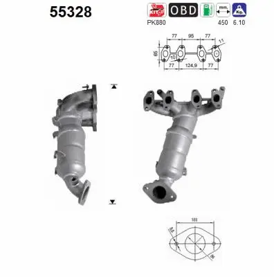 Catalyseur AS 55328