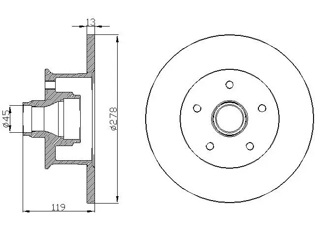 Disque de frein DEEVO BD24700
