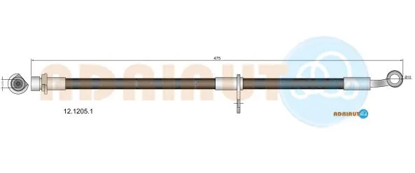 Flexible de frein ADRIAUTO 12.1205.1