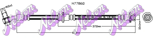 Flexible de frein BROVEX-NELSON H7786Q