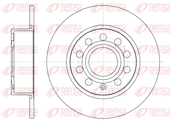Disque de frein REMSA 6649.00