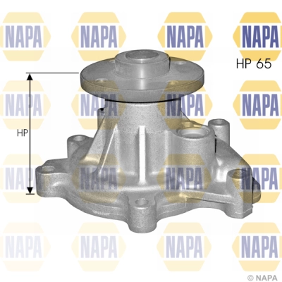 Pompe à eau, refroidissement du moteur NAPA NWP1518