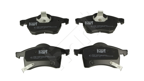 Kit de plaquettes de frein, frein à disque HART 215 914