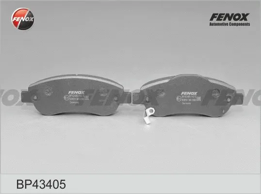 Kit de plaquettes de frein, frein à disque FENOX BP43405