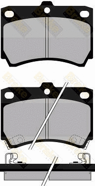 Kit de plaquettes de frein, frein à disque Brake ENGINEERING PA767