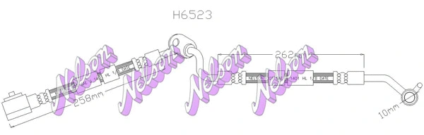 Flexible de frein KAWE H6523