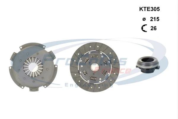 Kit d'embrayage PROCODIS FRANCE KTE305