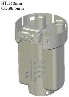 Filtre, unité d'alimentation de carburant Azumi FST21301