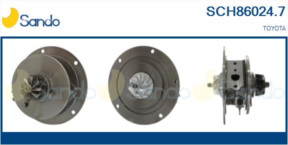 Groupe carter, turbocompresseur SANDO SCH86024.7