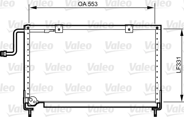 Condenseur, climatisation VALEO 814274