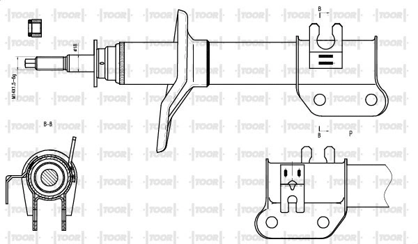 Amortisseur TOOR SG11440