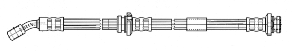 Flexible de frein CEF 512038
