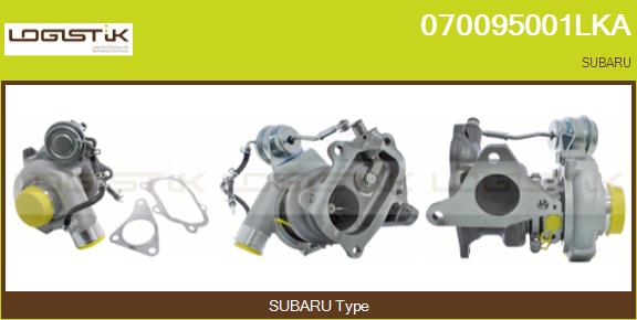 Turbocompresseur, suralimentation LGK 070095001LKA