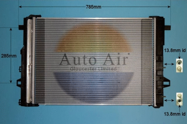 Condenseur, climatisation AUTO AIR GLOUCESTER 16-1399