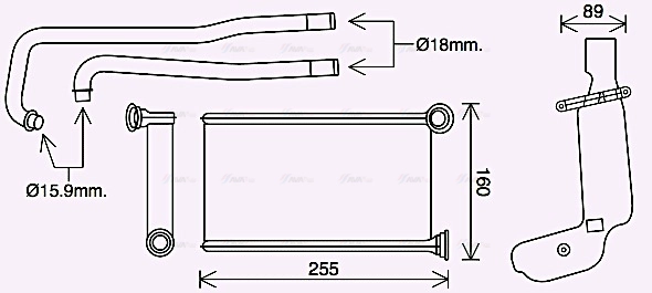 Système de chauffage AVA QUALITY COOLING PE6416