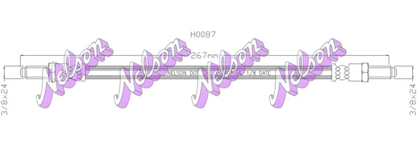 Flexible de frein KAWE H0087