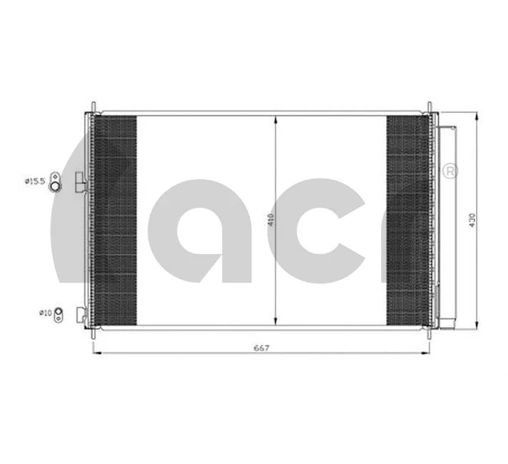 Condenseur, climatisation ACR 300673