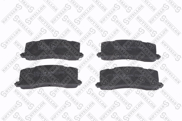 Kit de plaquettes de frein, frein à disque STELLOX 378 000-SX