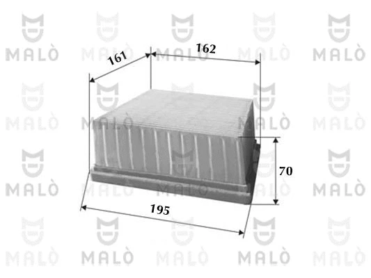 Filtre à air AKRON-MALÒ 1500012