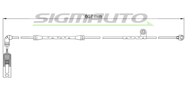Contact d'avertissement, usure des plaquettes de frein SIGMAUTO WI0650
