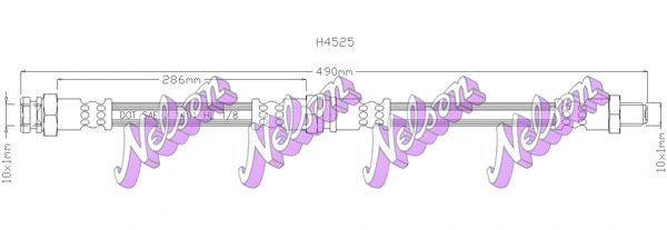 Flexible de frein KAWE H4525