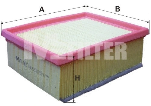 Filtre à air MFILTER K 432
