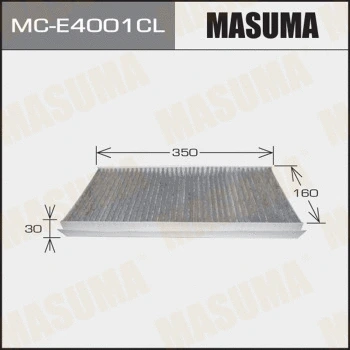 Filtre, air de l'habitacle MASUMA MC-E4001CL