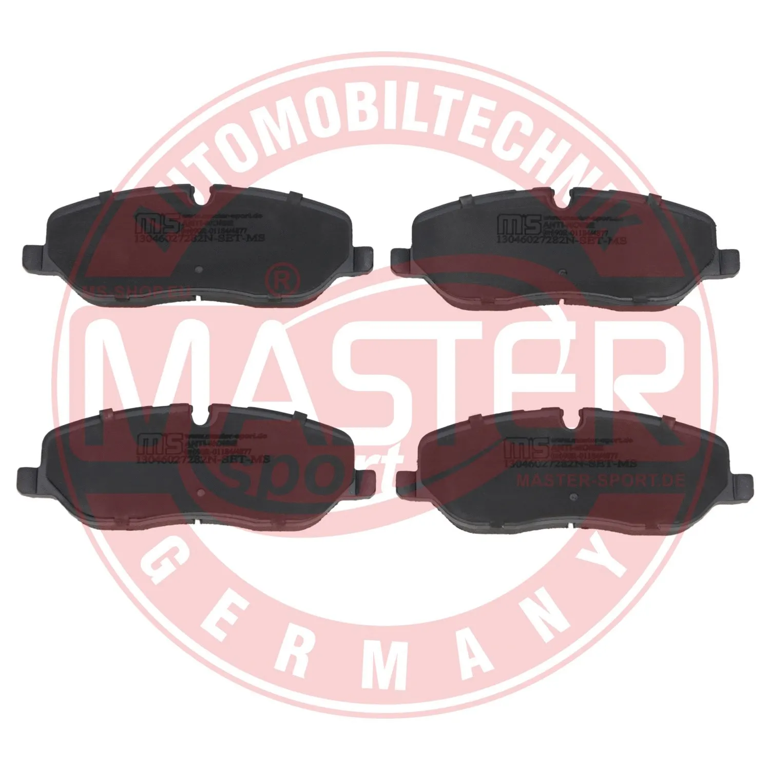 Kit de plaquettes de frein, frein à disque MASTER-SPORT GERMANY 13046027282N-SET-MS