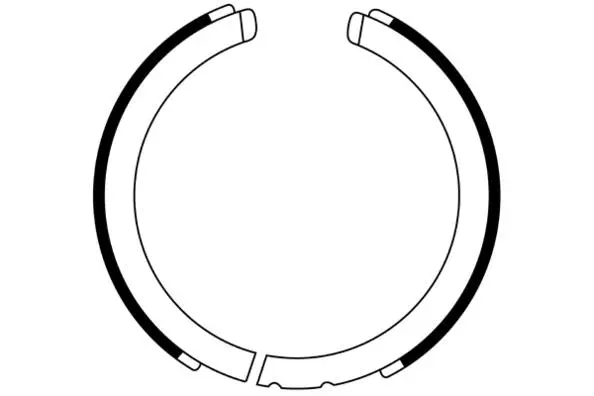 Jeu de mâchoires de frein E.T.F. 09-0668