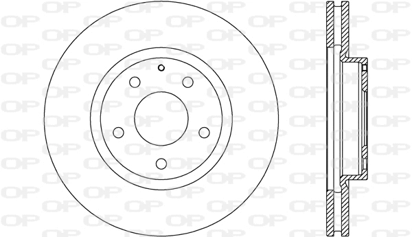 Disque de frein OPEN PARTS BDR2706.20