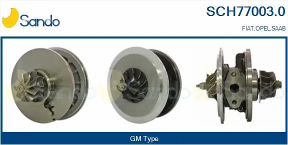 Groupe carter, turbocompresseur SANDO SCH77003.0