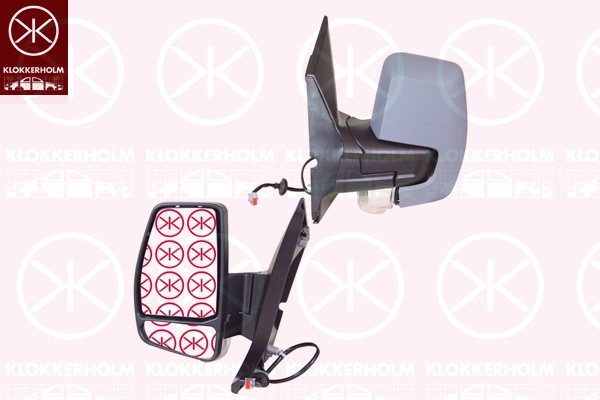 Rétroviseur extérieur KLOKKERHOLM 25011044
