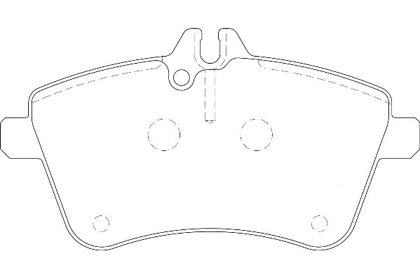 Kit de plaquettes de frein, frein à disque Omnicraft 2134978