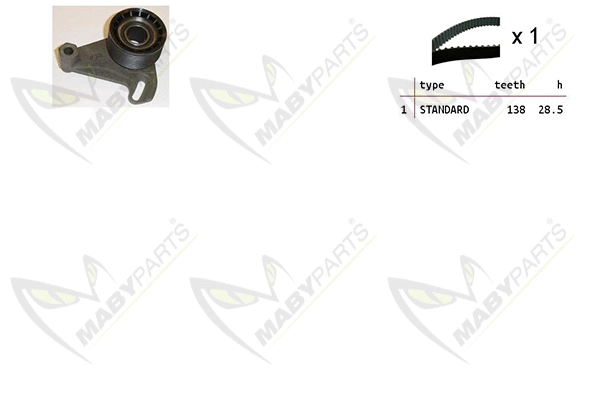 Kit de courroie crantée MABYPARTS OBK010261