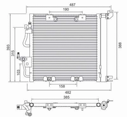 Condenseur, climatisation PowerMax 7110106