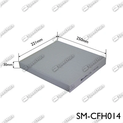 Filtre, air de l'habitacle SpeedMate SM-CFH014