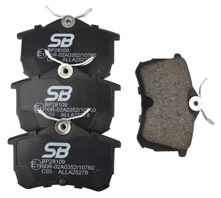 Kit de plaquettes de frein, frein à disque SB BP28109